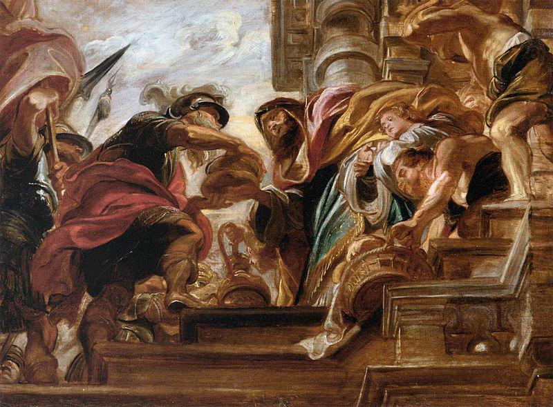 Peter Paul Rubens The Meeting of Abraham and Melchisedek oil painting picture